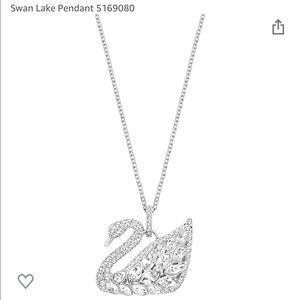 Swarovski Swan Collection - Silver Necklace